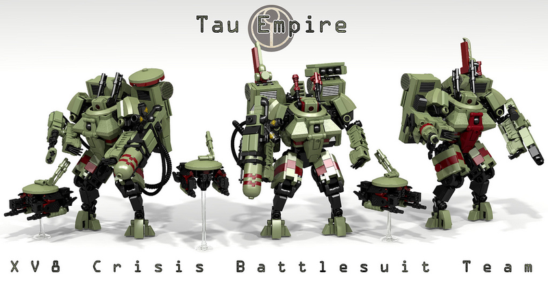 Illustration for article titled Playing Warhammer 40K With Lego